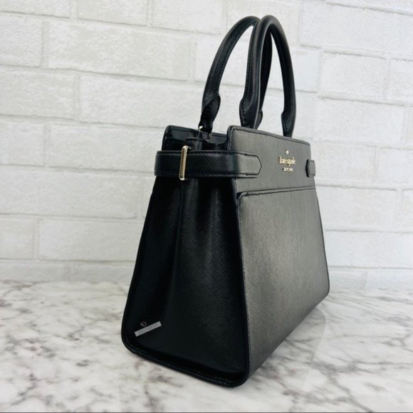 Kate Spade Black Medium Satchel Crossbody & Large Slim Bifold Wallet Set - Picture 5 of 14